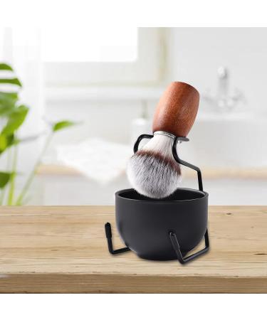 Buy Premium 3pcs Shaving Brush Set for Men - Includes Shaving Brush Bowl & Razor Stand | International Shipping - Buy Online on GoSupps.com