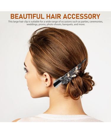 Beaupretty Hair Jewelry Hair Accessories for Women Large Hairpin Women Hairpins Rhinestone Hairpin Women Hair Accessories Vintage Hair Accessories Hair Barrettes Girl Women's Clip Rhinestones - Buy Online on GoSupps.com