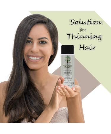 Biotin Herbal Thickening Shampoo with Argan Oil & Pumpkin Seed Oil - 8oz - Sulfate Free - For All Hair Types - Men & Women - Buy Online on GoSupps.com