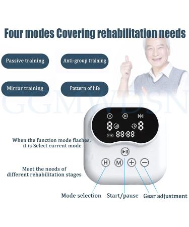 Rehabilitation Robot Gloves - Smart Chargeable Finger Training for Left Hand | Mirror Mode & Single Finger Rehab Orthotics - Buy Online on GoSupps.com