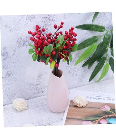 Zerodeko 10 Pcs Wedding Decoration Simulation Berry Branch Christmas Berry Pick Vases for Flowers Flower Vase Artificial Red Berry Stems Floral Plants Picks Display Blueberry Fruit Vacation Redx2pcs Size 5x2pcs - Buy Online on GoSupps.com