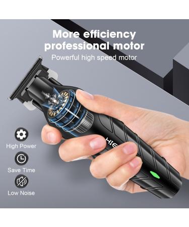 Professional Hair & Beard Trimmer for Men | Cordless T Blade Clippers | Rechargeable Barber Hair Clippers - Buy Online on GoSupps.com