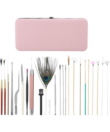 23 Piece Spiral Ear Wax Removal Tool Set | Double Ended Ear Scoop Spoon | Ear Care Supplies for Men and Women | Cherry Powder Ear Cleaning Tools - Buy Online on GoSupps.com