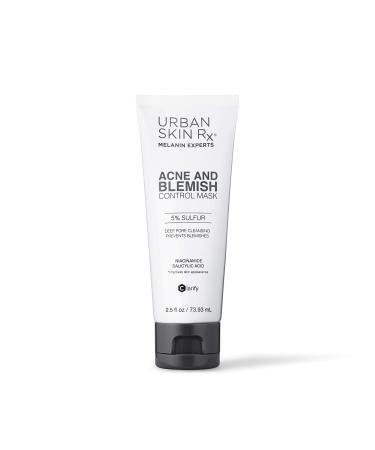 Urban Skin Rx Acne and Blemish Control Mask | Dual-action Mask Fights Acne & Prevents Future Breakouts. Formulated with Sulfur  Salicylic Acid and Niacinamide | 2.5 Oz