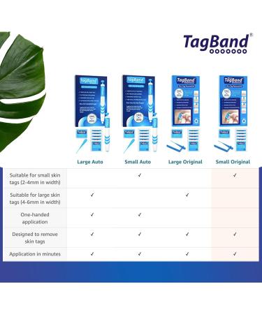TagBand Original Tagband Skin Tag Remover Device Includes 10X Bands Home Application in Minutes 2mm 4mm - Small & Medium - Buy Online on GoSupps.com