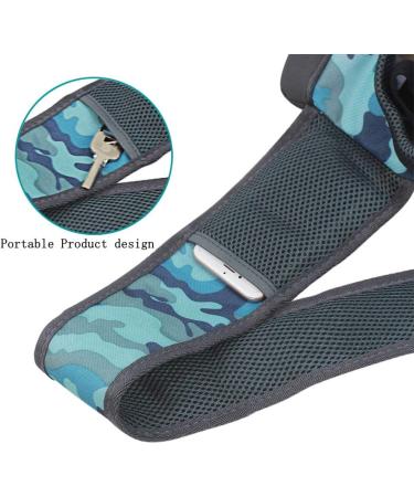 Petemoo Portable Pet Carrier - Travel Shoulder Bag for Dogs & Cats | Breathable Mesh | Blue Camouflage (Up to 2.5 kg) - Buy Online on GoSupps.com