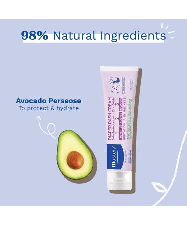 Mustela Baby Diaper Rash Cream 1-2-3 Fragrance Free - 3.80 oz (108 g) | Gentle Relief for Diaper Rash - Buy Online on GoSupps.com
