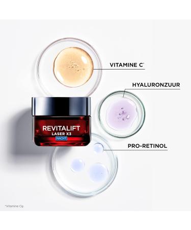 L'oreal Paris Revitalift Laser X3 Anti-Aging Night Cream-Mask - Pack of 2 - Buy Online on GoSupps.com
