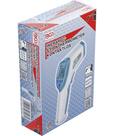 BGS 6007 Forehead Thermometer - Contactless Infrared for People & Object Measurement (0-100 C) - International Shipping Available - Buy Online on GoSupps.com