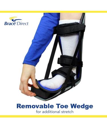Brace Direct Plantar Fasciitis Night Splint - Heel Pain Relief & Achilles Tendonitis - Unisex Sleeping Brace (Large - Buy Online on GoSupps.com