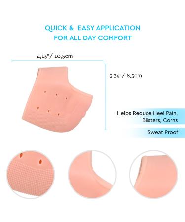 Buy Sohlen Gel-Dersen Cushion Reduce Foot & Heel Pain Moisturize Dry Skin Perfect for Standing & Running International Shipping - Buy Online on GoSupps.com