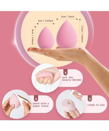 Aiqinu 12-Pack Makeup Sponge Set - Foundation Beauty Blenders for Liquid & Powder | Essential Cosmetics Tools - Buy Online on GoSupps.com