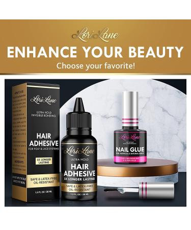 Waterproof Lace Wig Glue - Latex-Free, Oil-Resistant Adhesive for Front Lace Wigs - 1.3 fl oz - Buy Online on GoSupps.com