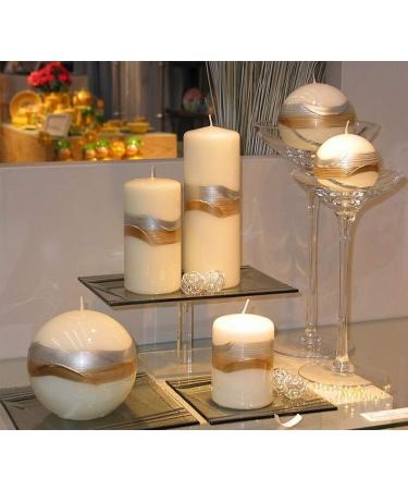 MILIVIXAY 4pcs Plastic Candle Making Molds - Pillar, Cylinder, Rectangle, and Sphere Mold for Beeswax Kit - Buy Online on GoSupps.com