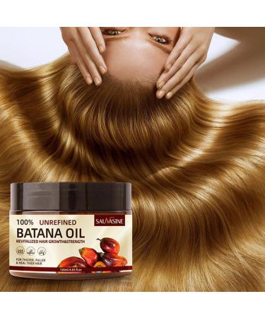 Batana Oil Hair Treatment Organic Oil Hair Treatment Batana Oil For Hair Growth Batana Oil Organic Repairing Conditioner For Damaged Hair Natural Batana Hair Oil (2PC) - Buy Online on GoSupps.com
