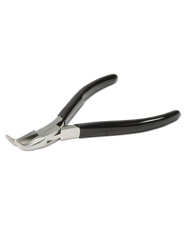 Beadsmith Bent Chain Nose Pliers - 4.5 with Extra Fine Tips and PVC Grip Handle - Ideal Jewelry Making Tool for Bracelets, Earrings, and Necklaces - Buy Online on GoSupps.com