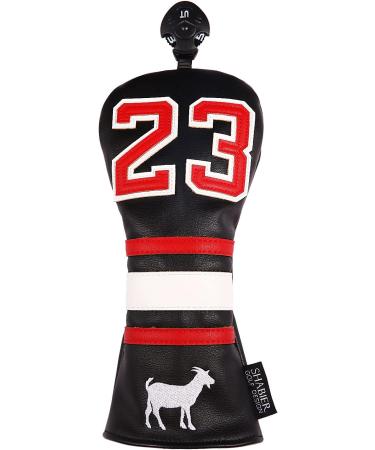 SHABIER Golf Sports Style Driver Headcover for Taylormade M5 M6 - Black 23 Hybrid Cover - Buy Online on GoSupps.com