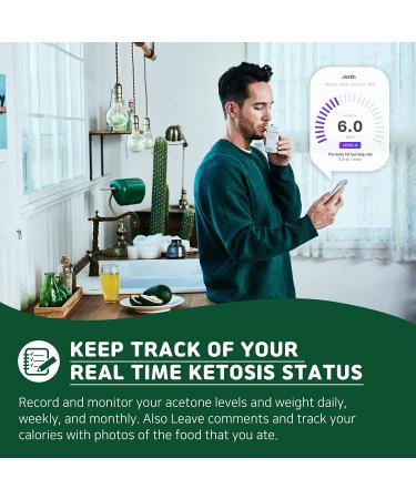 V2 KETOSCAN Mini Breath Ketone Meter Diet  Fitness Tracker  Monitor Your Fat Metabolism Level of Ketosis on Low carb Ketogenic or Any Nutrition  Fitness Program - Buy Online on GoSupps.com