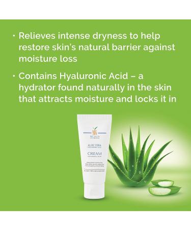 Hydrating Aloe Vera Hyaluronic Acid Cream - Skin-Nourishing Moisturizer - Buy Online on GoSupps.com