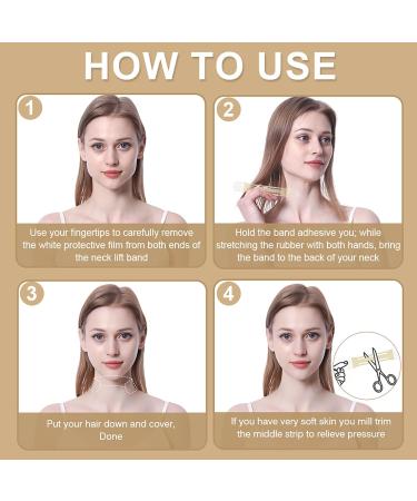 SPEORARY Celestica Neck Tape Celestica Instant Neck Tape Instant Lifting & Firming Invisible Reusable & Waterproof for Necks Face Jaw(4 Tapes + 20 Patches) (20) - Buy Online on GoSupps.com