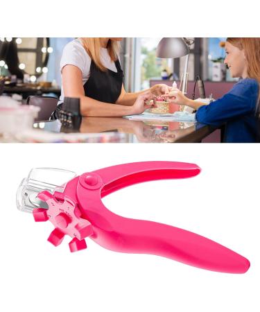 Nail Tips Cutter Adjustable Acrylic Nail Clippers Acrylic Nail Clippers Precise Sizer for Nail Artist for Home (Rose Red) - Buy Online on GoSupps.com