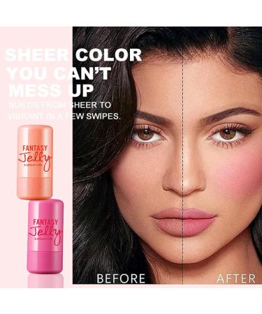 Milk Cooling Water Jelly Tint Milk Jelly Blush Milk Makeup Jelly Tint Milk Water Jelly Tint Water Jelly Tint Stick Sheer Lip & Cheek Stain Finish (C M) C 1 count (Pack of 1) - Buy Online on GoSupps.com