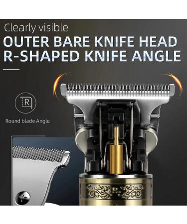 Professional Cordless Hair Trimmer & T-Blade Clippers for Men - Zero Gapped Edgers with LCD Display | Gold Grooming Kit - Buy Online on GoSupps.com