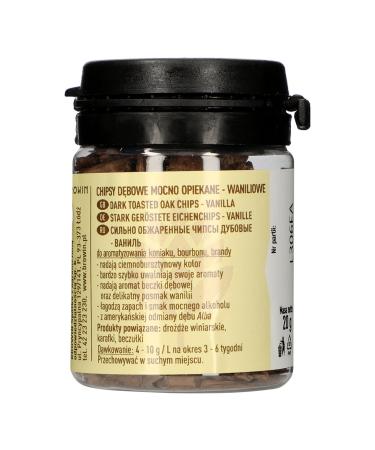Browin 405040 Oak shavings vanilla heavily roasted 20g - flakes fine oak sticks for the flavouring of alcohol