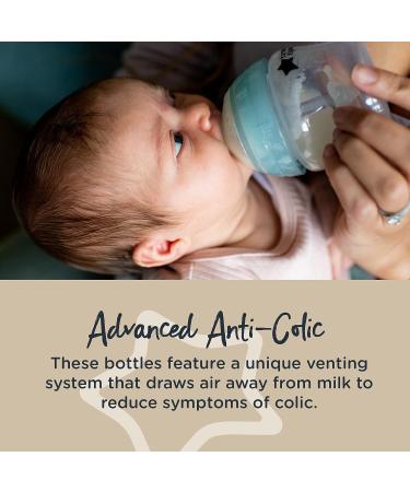 Tommee Tippee Baby's Choice Bottle Set - Closer to Nature & Anti-Colic Bottles with Breast-Like Nipples, 5fl oz, 0m - Buy Online on GoSupps.com