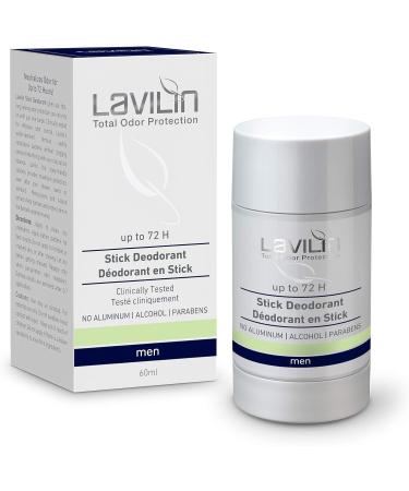 Lavilin Underarm Deodorant Stick for Men - Up to 72-Hour Protection The Best Different Way to Prevent Unpleasant Odors - Alcohol-Free Paraben-Free and Aluminum-Free - Buy Online on GoSupps.com