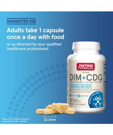 Jarrow Formulas DIM + CDG Detox - 30 Veggie Caps for Enhanced Detoxification - Buy Online on GoSupps.com