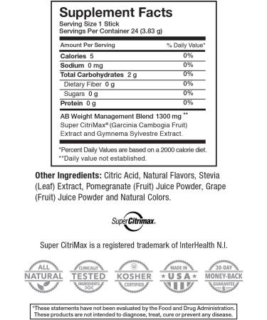 ActiveBlendz Control with Super Citrimax & Gymnema Sylvestre for Weight Management | Appetite Control & Balanced Sugar Levels | Natural Instant Fruit Beverage 24 ct - Javita - Buy Online on GoSupps.com