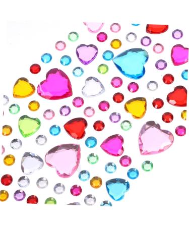 NUOBESTY Acrylic Sticker Makeup Face Jewels - 8 Sheets of Rhinestone Stickers for DIY Nail Art & Facial Decor | International Shipping Available - Buy Online on GoSupps.com
