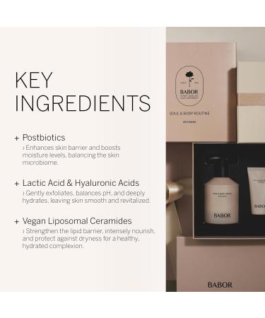 BABOR Soul & Body Routine Support Healthy Hydrated Skin Deeply Nourish for Plump and Smooth Skin - Buy Online on GoSupps.com
