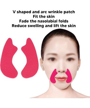 Nasolabial Folds Smoothing Patch V Shaped Nasolabial Folds Patch Face Removal Pads Hydrogel Cheek Stickers Anti Aging Facial Firming Lifting Patch - Buy Online on GoSupps.com