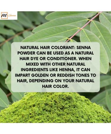 mGanna 100% Natural Senna Powder 0.5 LBS / 227 GMS (Cassia Angustifolia) - Buy Online on GoSupps.com