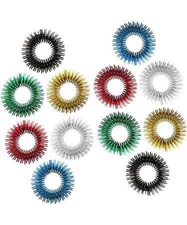 Partykindom 36 STK Play Set - Children's Scooter Massage Device Vibrating & Spiky Sensor Finger Rings for Stress Relief & Play - Buy Online on GoSupps.com