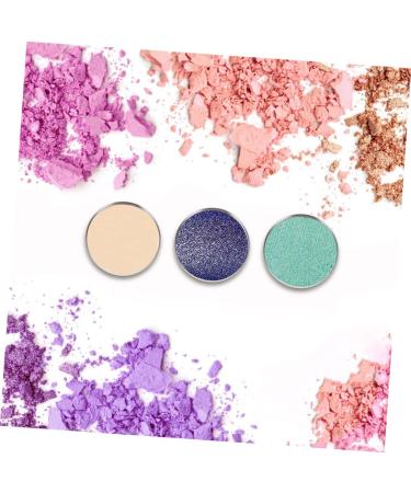 Housoutil Women Supplies 50pcs Eye Shadow Disk Travel Highlighter Stainless Steel Cosmetic Plate - Buy Online on GoSupps.com