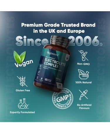 Vegan Electrolyte Tablets - 6 Months Supply | Sodium, Magnesium, Chloride, Calcium & Potassium | Energy & Electrolyte Balance | Keto-Friendly - Buy Online on GoSupps.com