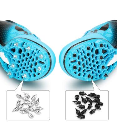Buy 1/4 Inch Carbon Steel Spikes - 32 Lightweight Lighter Spikes for Sprinting & Cross-Country | 120 Black Rail Shoes - Buy Online on GoSupps.com
