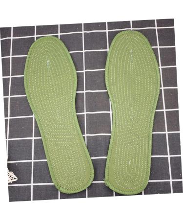 FOMIYES 20 Pairs Insole Shoe Pads - Foot Care Cushion Sweat Absorption Green Perfect for Training | 25X8X0.5CM - Buy Online on GoSupps.com