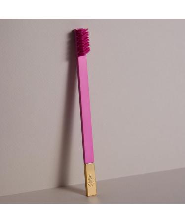 APRIORI Bubblegum Pink Gold Soft Premium Toothbrush - Gentle Cleaning for All Ages | International Shipping Available - Buy Online on GoSupps.com