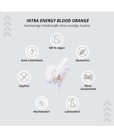 Intra Workout Vegan Drink - 1200g Blood Orange Booster with EAA BCAA Minerals & Amino Acids for Optimal Performance - Buy Online on GoSupps.com