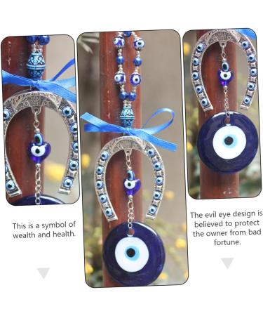 ORFOFE 1pc Blue Eyes Pendant Car Christmas Decorations Car Key Ring Turkish Evil Eye Pendant Household - Buy Online on GoSupps.com