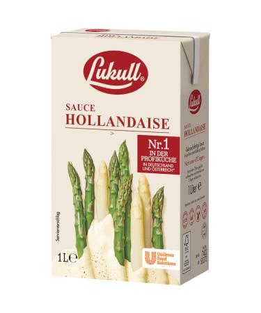 Lukull Hollandaise Sauce (1L) - Creamy Delicate Flavor | International Shipping Available - Buy Online on GoSupps.com
