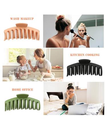 Buy Pack of 4 Non-Slip Plastic Hair Clips for Long Hair - Durable & Firmly Attached Women s Hair Accessories - Buy Online on GoSupps.com