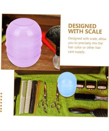 Gobelet M langeur de Coloration Capillaire 2 Pi ces Transparent 250 Ml Graduation Professionnel Salon Coiffure Kit Teinture Cheveux Couleur Al atoire - Buy Online on GoSupps.com