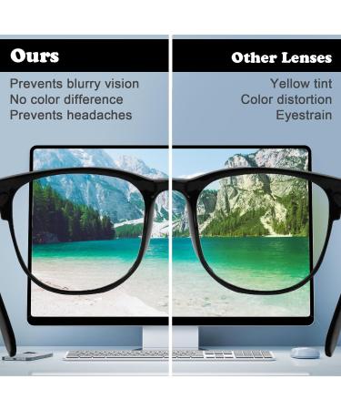 DNSHAN 3 Packs Blue Light Glasses Lightweight Blue Light Blocking Glasses Computer Glasses Anti Glare Glasses for Women & Men - Buy Online on GoSupps.com