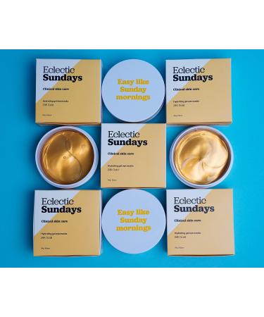 24k Gold Gel Eye Mask for Puffy Eyes & Dark Circles - 60 PCS/30 PAIRS! | NEW & Improved Formula | Designed in Canada with Love - Buy Online on GoSupps.com