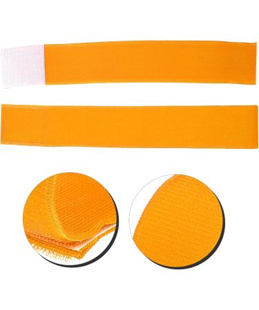 Sosoport 4 Pcs Self-Adhesive Ankle Strap - Sticky Foot Bands for Yoga Training | Yellow Yoga Foot Straps 31.2x4.8x0.2cm - International Shipping Available - Buy Online on GoSupps.com